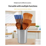Countertop Utensil Holder Stainless Steel - Stainless Steel Utensil Holder for Kitchen and Bars, Odor and Rust Resistant, Durable and Dishwasher Safe,