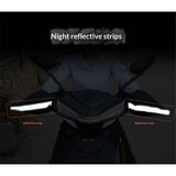 Motorcycle Handlebar Muffs Gloves Riding Cycling Mittens for Scooter E-Bike Snowmobile Cold Weather Waterproof Windproof Thermal Gloves （With reflective strip）
