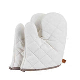 Cotton Oven a pair , High Heat Resistant Microwave Gloves, Kitchen Mitts for Baking,Cooking, BBQ, Small