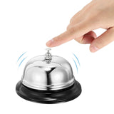 Bell for Desk – Loud & Clear Call Bell with Matte Anti-Rust Steel, Durable Design for Office, Reception, Classroom, and Hotel Use large size