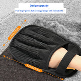 Upgraded Five-Finger Electrostatic Pet Hair Glove, Reusable Magic Brush Pet Hair Remover Tool for Laundry, Couch, Carpet, Car Seat(2pcs)