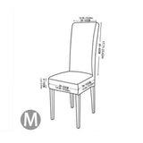 Chair Covers for Dining Chairs Set of 4, Super Stretch Waterproof Kitchen Chair Covers Thickened Washable Dining Chair Slipcovers Black Chair Seat Covers for Dining/Kitchen/Banquet