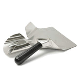 Stainless Steel French Fry Bagger Scoop Chip Popcorn Bagger Ice Candy Snacks Desserts Scooper, Right Handle