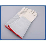 Cryogenic Gloves 40cm Long Mid-arm LN2 Protective Gloves for Liquid Nitrogen/Dry Ice/Cold Storage