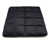 Four season universal breathable mesh bamboo charcoal seat cushion for office vehicles (1pcs black)