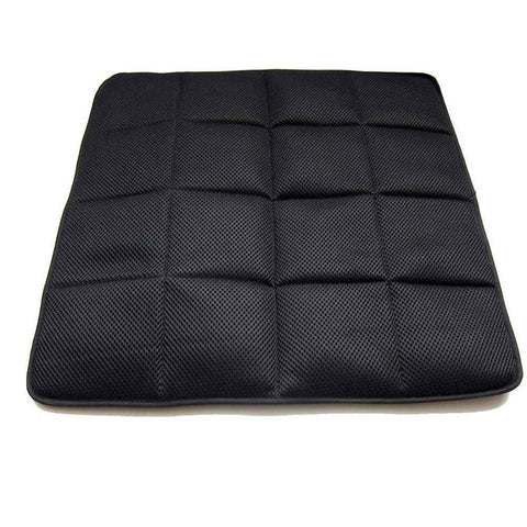 Four season universal breathable mesh bamboo charcoal seat cushion for office vehicles (1pcs black)