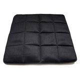 Four season universal breathable mesh bamboo charcoal seat cushion for office vehicles (1pcs black)