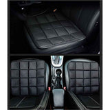 Four season universal breathable mesh bamboo charcoal seat cushion for office vehicles (1pcs black)