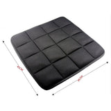 Four season universal breathable mesh bamboo charcoal seat cushion for office vehicles (1pcs black)