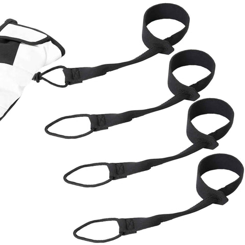 4 Pcs Extended Straps - Unisex Ski Strap for Hanging gloves, Narrow Wrist Leash for Gloves, Glove Tether for Adult, Winter Ski Glove Leash Wrist Strap