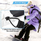 4 Pcs Extended Straps - Unisex Ski Strap for Hanging gloves, Narrow Wrist Leash for Gloves, Glove Tether for Adult, Winter Ski Glove Leash Wrist Strap