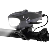 Bike Horn with Light,120dB Electric Bicycle Bell & Rechargeable Headlight, IPX4 Waterproof Kids Bike Accessories for Boys/Girls, Scooters