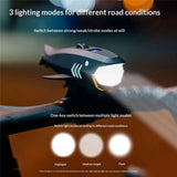Bike Horn with Light,120dB Electric Bicycle Bell & Rechargeable Headlight, IPX4 Waterproof Kids Bike Accessories for Boys/Girls, Scooters