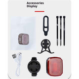 Smart Bike Tail Light Brake Sensing Bicycle Rear Lights Rechargeable Waterproof Bright LED Bike Light Cycling Safety Road BikeTaillight Accessories 6 Modes