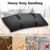 2 Packs Sand Bags for Weight, Outdoor Weatherproof Heavy Duty Weight Sandbag for Furniture Umbrella Stand Garden Cantilevers Poolside Accessories(Without Sand)