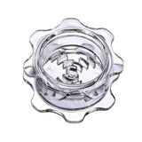 Garlic Twister 4th Gen – Garlic Mincer & Garlic Press in One - for Ginger, Herbs, Nuts & more, BPA-Free, Dishwasher Safe, 3–5 Clove Capacity - Clear