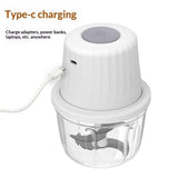 Mini Food Processor Cordless Set with Multiple 3*(350ml+250ml+100ml) Bowls＆ 6+3+2 Blades, Small Garlic Chopper Mincer, USB Rechargeable Battery Vegetable Chopper,Wireless Electric Meat Blender Grinder