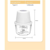 Mini Food Processor Cordless Set with Multiple 3*(350ml+250ml+100ml) Bowls＆ 6+3+2 Blades, Small Garlic Chopper Mincer, USB Rechargeable Battery Vegetable Chopper,Wireless Electric Meat Blender Grinder