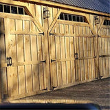 Heavy Duty T Hinge Tee T Strap Shed Gate Barn Fence Door Hinge Wrought Rustproof All Size Black (6 pcs, 8 inch)