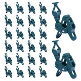 Christmas Lights Universal Spring Clips, 50 Count Quick Spring Clips for Holiday Light Decorations, Shatterproof Shingle and Gutter Clips for E12 E17, Metal Surface Roof Fence Railing Gates