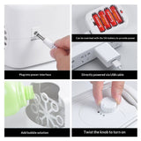 Bubble Machine, Automatic Bubble Blower Machine, Portable Bubble Maker for Outdoor and Indoor Use, (White)