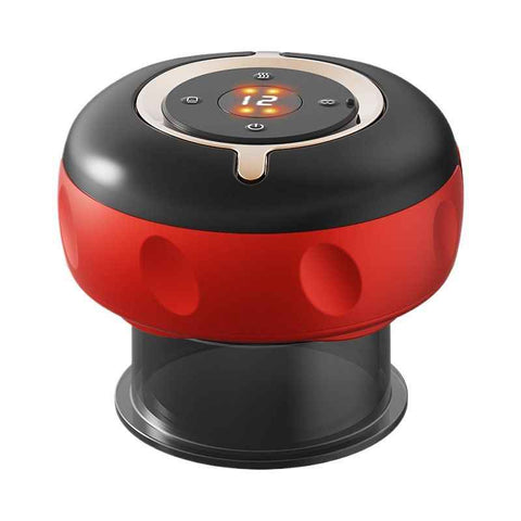 4-in-1 Smart Cupping Therapy Massager, Red Light Therapy for Targeted Pain Relief, Knots, Aches, Muscle Soreness, Circulation & Tighter Skin, Portable Cupping Kit