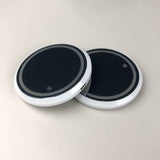 2pcs LED Car Cup Holder Lights, Changeable Color USB Charging Luminescent Car Cup Holder Mat Coaster Insert, LED Interior Atmosphere Lamp