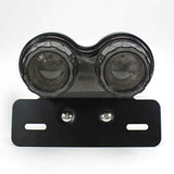 10W 20-LED Motorcycle Tail Light Integrated Driving&Brake Light Turn Signal Lamp With License Plate Bracket
