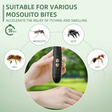 Bug Bite Relief with Suction Tool and Heat Mosquito Itch Relief-Insect Sting&2-in-1 Bite Relief Rechargeable Bug Bite Sucker and Fast Itch Relief from Bug and Mosquito Bites