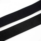 Mens Shirt Stays shirt garters for Men with Loops, 1 Pair, Elastic Black Shirt Garters, Keeps Shirts Tucked in All Day - Black