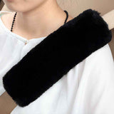Car Seat Belt Pad,2 Pack Soft Seat Belt Cover for Shoulder Pad Neck Cushion Protector Car Accessories (Black)
