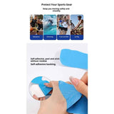 Kinesiology Tape for Ankle, 12 Count Ankle Tape Precut, Original Cotton Waterproof & Breathable, Enhance Elastic Kinesiology Athletic Tape for Ankle Support and Muscle to More Sports