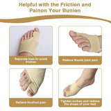 Bunion Relief Sleeves Bunion Pads Brace Cushions Toe Straightener Hallux Valgus Relief Kit Pack (small)