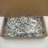 Grommet Tool Kit, Handheld Eyelet Kit Manual Grommet Press Machine with 200 pcs 10 mm Grommets（gold + silver）