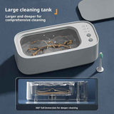 Ultrasonic Jewelry Cleaner, Jewelry Cleaner Machine 4KHz, Professional Sonic Cleaner with One-Touch Operation, Sonic Cleaner for Rings, Glasses, Jewelry, Dentures White