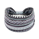 10 Pieces Womens Mens Headband Printed Hairband Bandana Wrap (Multicolored )Elastic Headband Stylish Wrap Headbands Hair Accessories