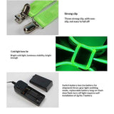 2 Pcs/Set, Light Up Men's LED Suspenders And Bow Tie, Perfect for Music Festival Halloween Costume Party, Christmas