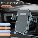Firm-hold Air Vent Car Phone Holder ,Rotatable Universal Phone Mount with Adjustable Wide Hook,Anti-vibration,Single-press Release,Heat-resistant