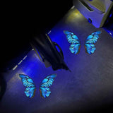 2Pcs 3D Car Door Step LED Welcome Light Projector Lamps,Automotive Step lights Door Courtesy Lights Fits All Vehicle Models (Butterfly)