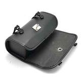 Universal Motorcycle Fork Handlebar Tool Bag Cycling Bag Waterproof Black, Handlebar Bag Storage Tool Bag-29.5cm