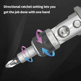 Ratcheting Screwdriver,  Ratcheting Screwdriver Set, 10-in-1 Multi Bit Screwdriver, 180-Degree Adjust Precision Screw Driver, Electrical and Electronics Ratchet Driver,