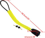 Steering Wheel Lock Seat Belt Lock Universal Anti Theft Car Device Car Lock Car Theft Prevention with 2 Keys for Car Security Fit Most Vehicles Truck SUV Van (Yellow)