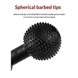 Ball Gouge Angle Grinder Attachment - 360° Sphere Rotary Burr for Rapid Wood Carving, Heavy-Duty Steel Spherical Grinding Head with Abrasive Teeth（ Interface 10MM）