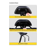 Bike Seat Bag Stabilizer, Anti-Shake Design with Dual Water Bottle Cage Mounts, Fits Most Road  black