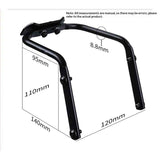 Bike Seat Bag Stabilizer, Anti-Shake Design with Dual Water Bottle Cage Mounts, Fits Most Road  black