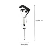 Micro Stubby Self-Adjusting Wrench, Ergonomic Short Handle Design Micro Stubby Wrench - Self Adjusting Pipe Vise Tool,