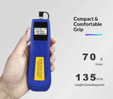Optical Power Meter -70~+10 dBm Fiber Light Meter for Testing 6 Calibrated Wavelengths, 70g Light Weighted