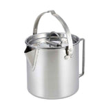 Camping Tea Kettle, PortableCoffee Pot, Outdoors Camping Pot, with Handles and with Lids for Camping Hiking Picnic Camping, Silver In Australia - Darrahopens
