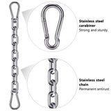2 Boxing Punching Bag Chain , Stainless Steel Heavy Duty Hanging Chair Chain Kit Hammock Chair Hardware for Indoor Outdoor Playground Swing Set, Hanging Heavy Bag, In Australia - Darrahopens