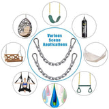 2 Boxing Punching Bag Chain , Stainless Steel Heavy Duty Hanging Chair Chain Kit Hammock Chair Hardware for Indoor Outdoor Playground Swing Set, Hanging Heavy Bag, In Australia - Darrahopens